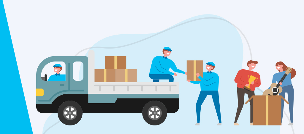 moving truck and movers